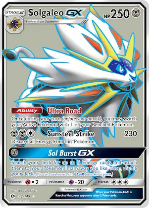 Solgaleo-GX #143 – Sun & Moon