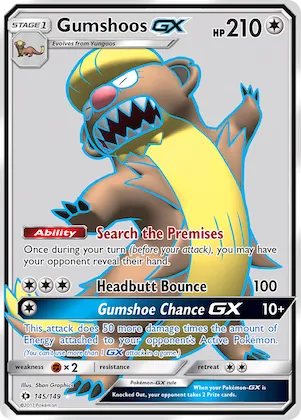 Gumshoos-GX #145 – Sun & Moon