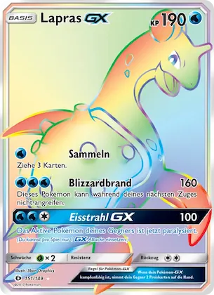 Lapras GX Nr. 151 – Sun & Moon