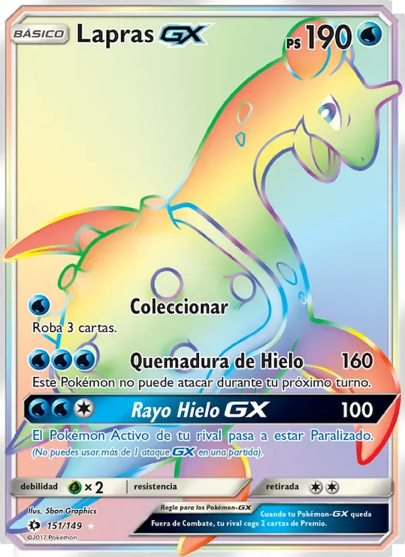Lapras GX 151 – Sol y Luna