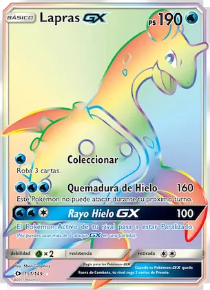Lapras GX 151 – Sol y Luna