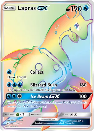 Lapras-GX #151 – Sun & Moon