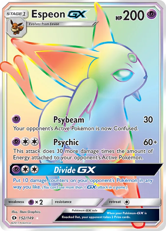 Espeon-GX #152 – Sun & Moon