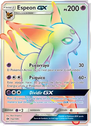 Espeon GX 152 – Sol y Luna