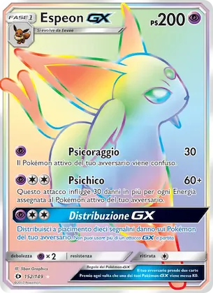 Espeon GX 152 – Sole e Luna
