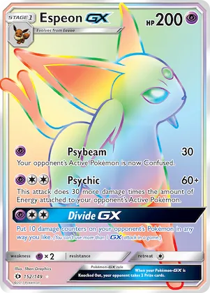 Espeon-GX #152 – Sun & Moon