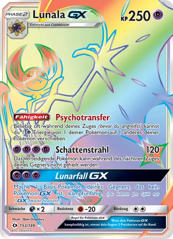 Lunala GX 153 – Sonne & Mond