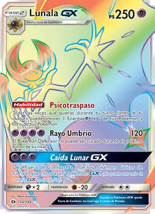 Lunala GX 153 – Sol y Luna