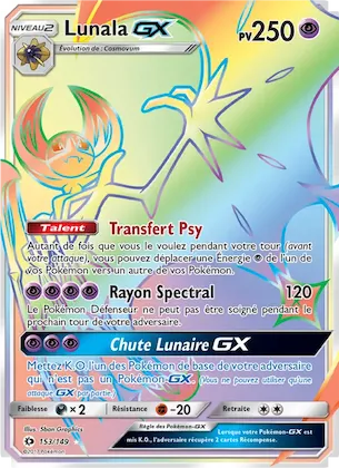 Lunala GX 153 – Soleil et Lune