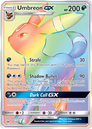 Umbreon-GX #154 – Sun & Moon