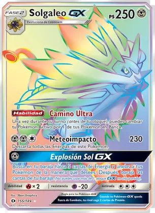 Solgaleo GX 155 – Sol y Luna