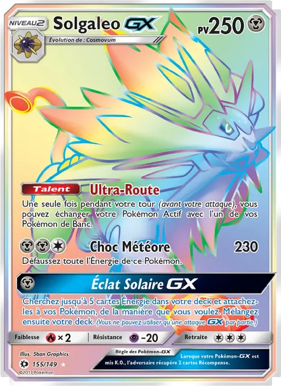 Solgaleo GX 155 – Soleil et Lune