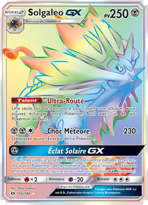 Solgaleo GX n° 155 – Soleil et Lune