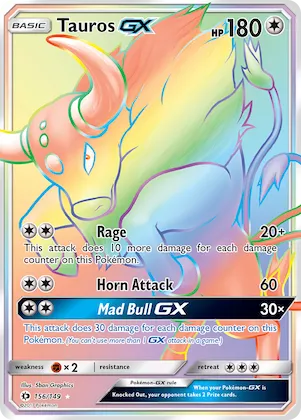 Tauros-GX #156 – Sun & Moon