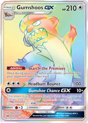 Gumshoos-GX #157 – Sun & Moon