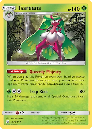 Tsareena #20 – Sun & Moon