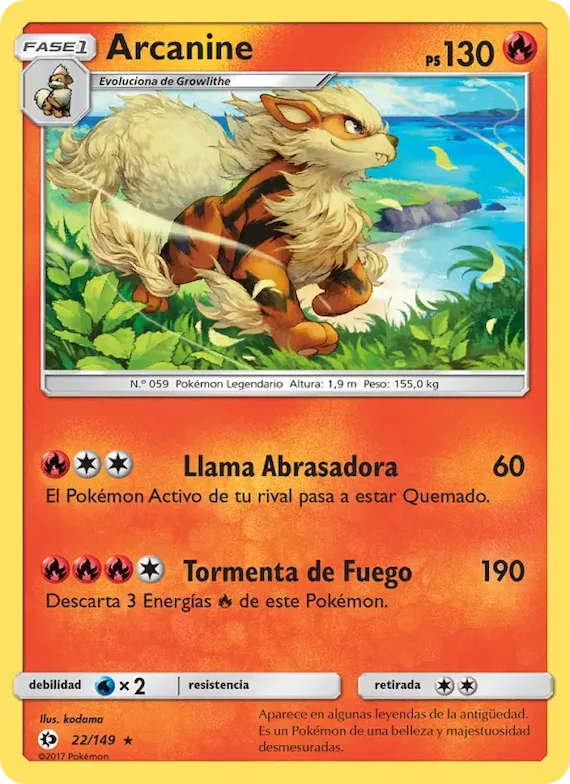 Arcanine 22 – Sol y Luna