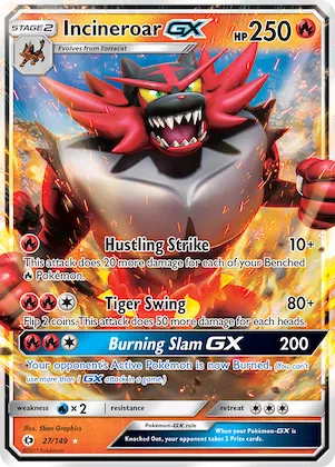 Incineroar-GX #27 – Sun & Moon