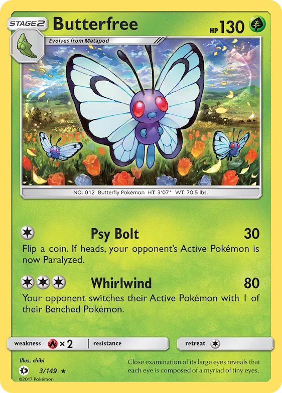 Butterfree 3 – Sol e Lua