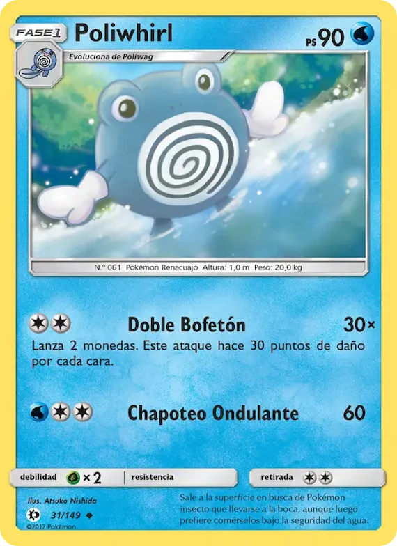 Poliwhirl 31 – Sol y Luna