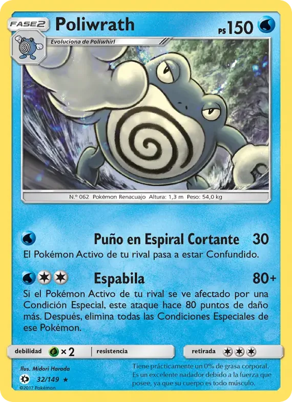 Poliwrath 32 – Sol y Luna