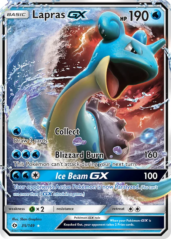 Lapras-GX #35 – Sun & Moon