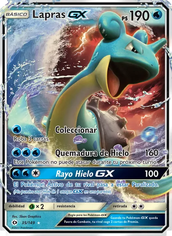 Lapras GX 35 – Sol y Luna
