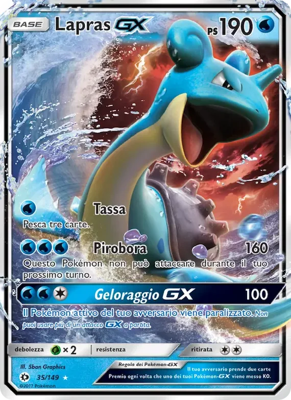 Lapras GX 35 – Sole e Luna