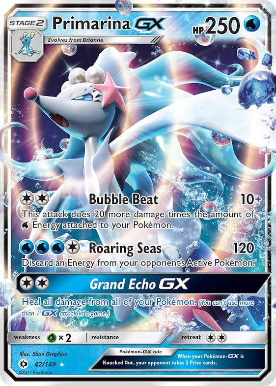 Primarina-GX #42 – Sun & Moon