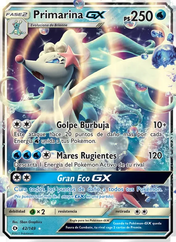 Primarina GX 42 – Sol y Luna