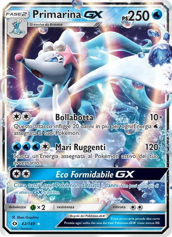 Primarina GX 42 – Sole e Luna