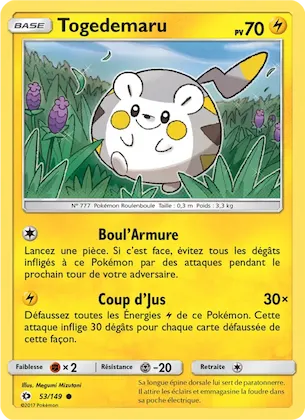 Togedemaru n° 53 – Soleil et Lune