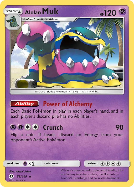 Alolan Muk #58 – Sun & Moon