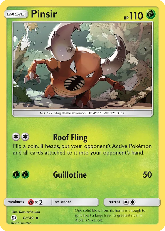 Pinsir 6 – Sol e Lua
