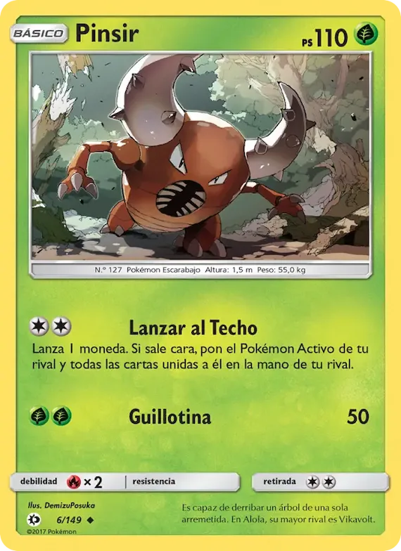 Pinsir 6 – Sol y Luna