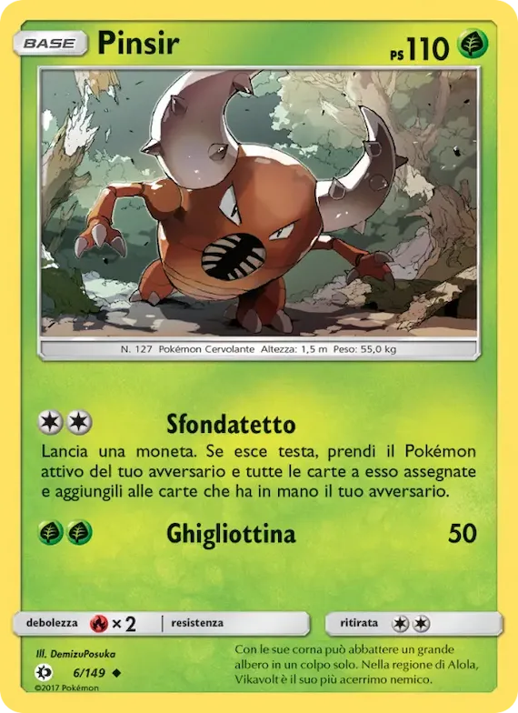 Pinsir 6 – Sole e Luna