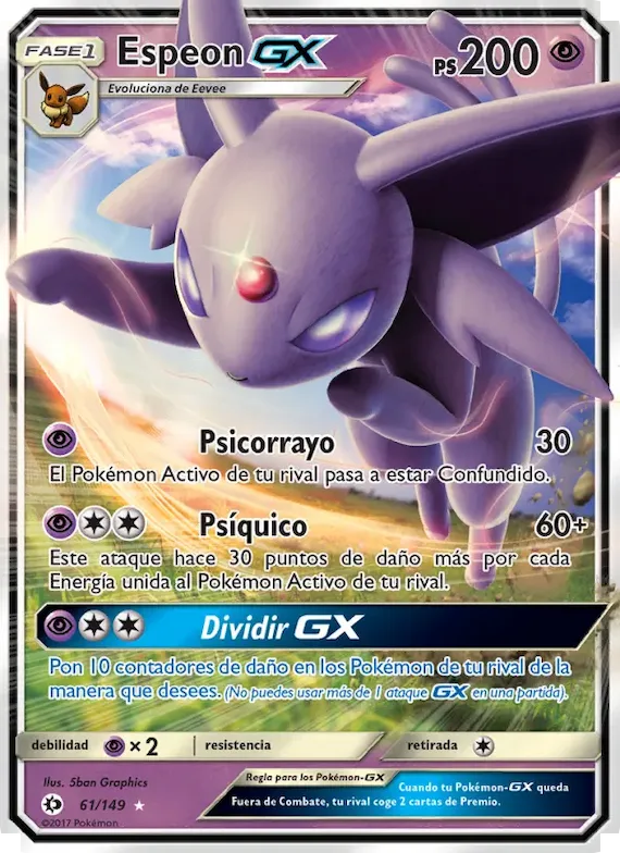 Espeon GX 61 – Sol y Luna