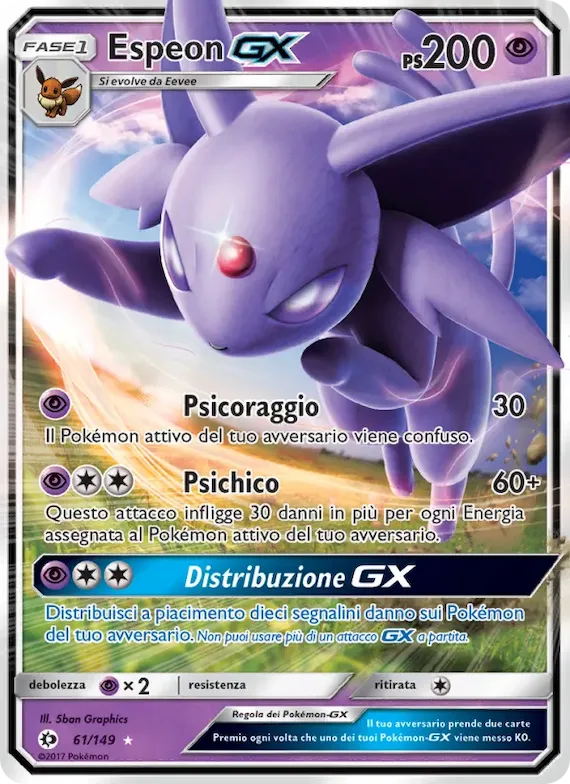 Espeon GX 61 – Sole e Luna