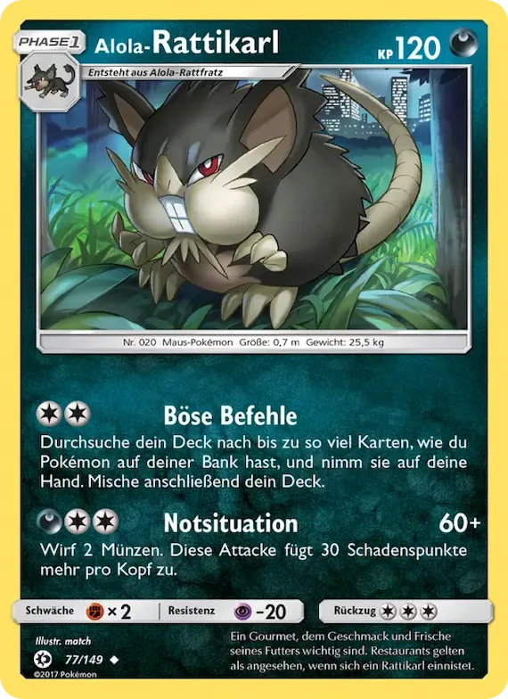 Alola-Rattikarl 77 – Sonne & Mond