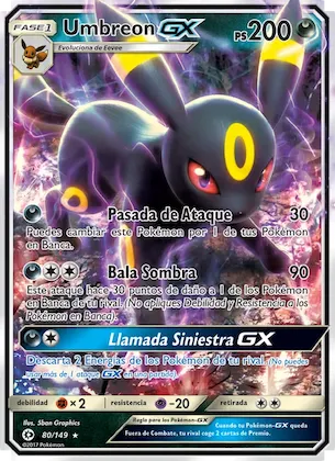 Umbreon GX 80 – Sol y Luna