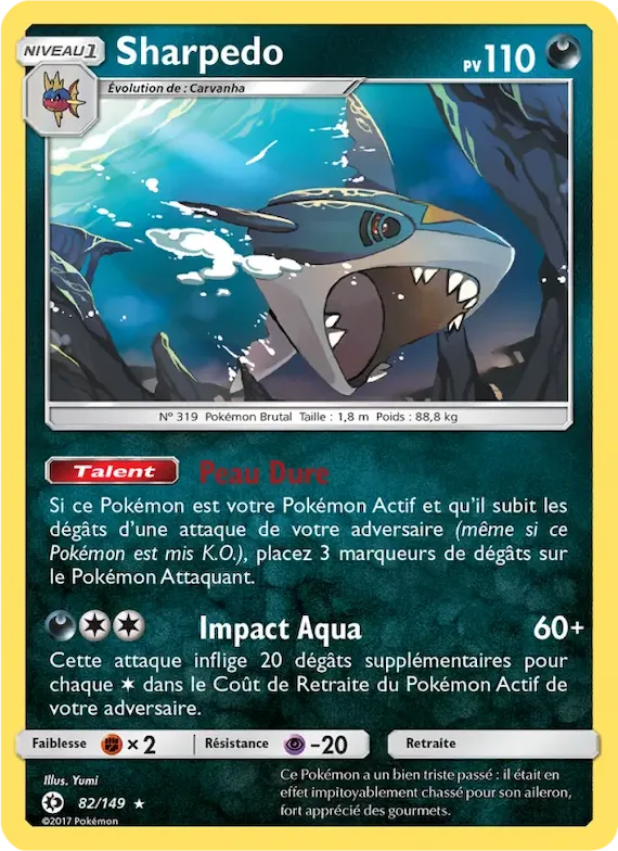 Sharpedo 82 – Soleil et Lune