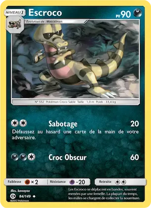 Escroco n° 84 – Soleil et Lune