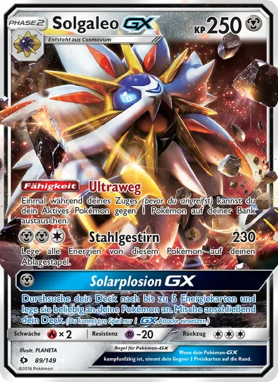 Solgaleo GX 89 – Sonne & Mond