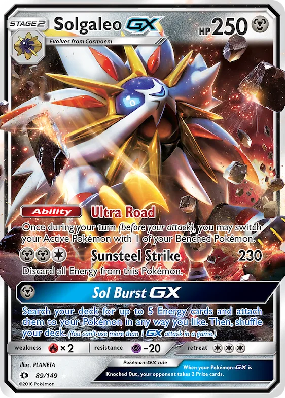 Solgaleo-GX #89 – Sun & Moon