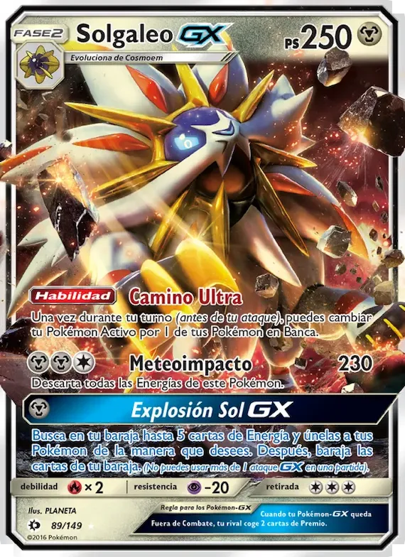 Solgaleo GX 89 – Sol y Luna