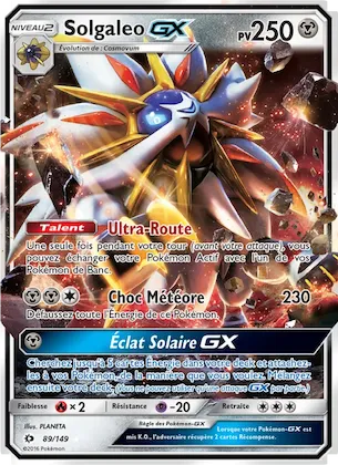 Solgaleo GX n° 89 – Soleil et Lune