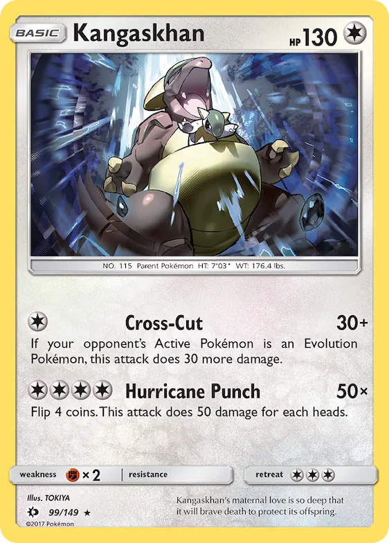 Kangaskhan #99 – Sun & Moon