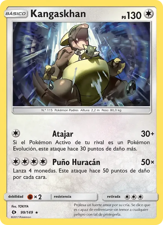 Kangaskhan 99 – Sol y Luna