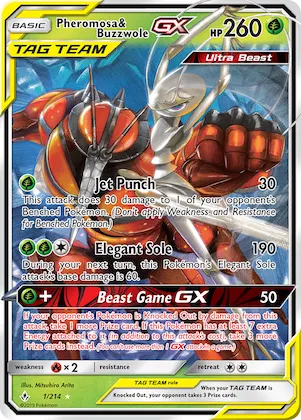 Pheromosa & Buzzwole-GX #1 – Unbroken Bonds