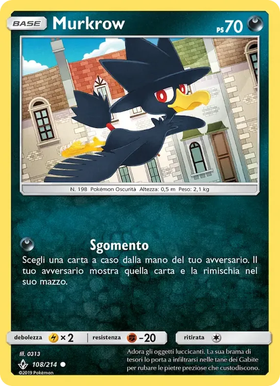 Murkrow 108 – Legami Inossidabili